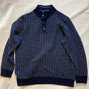 Vineyard Vines Oysterman Birdseye 100% Merino Sweater Large